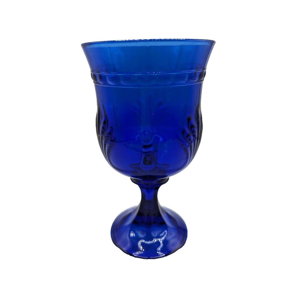 Alexandra Blue Cobalt by Toscany Water Goblet Vintage - Picture 5 of 10